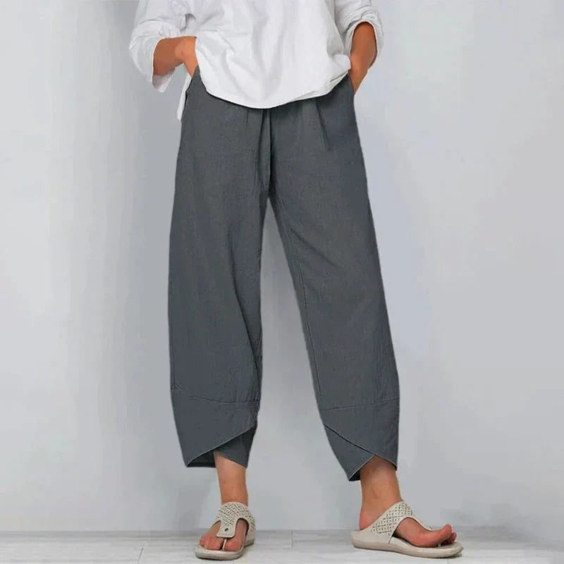 Pantaloni Estivi Pantaloni Leggeri Taglio Ampio - Image 5