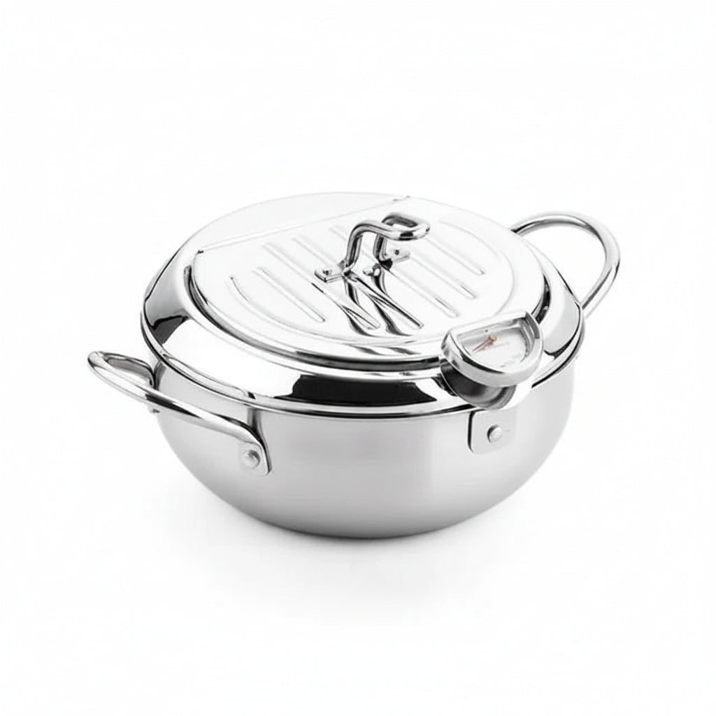 Pentola Friggitrice Cucina Termometro Incluso - Image 4