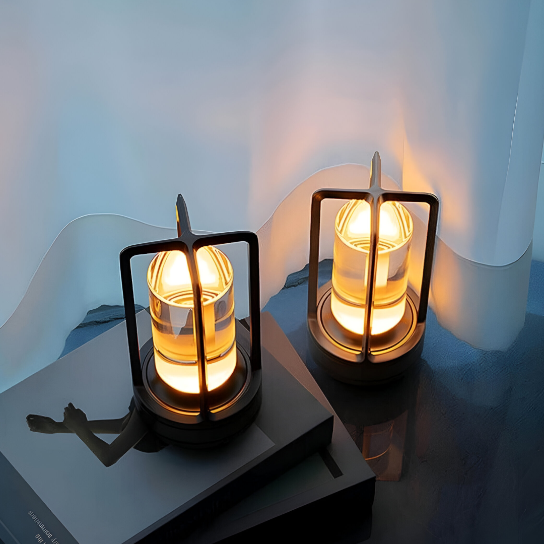 ElegantLight - Lampada da tavolo portatile e impermeabile