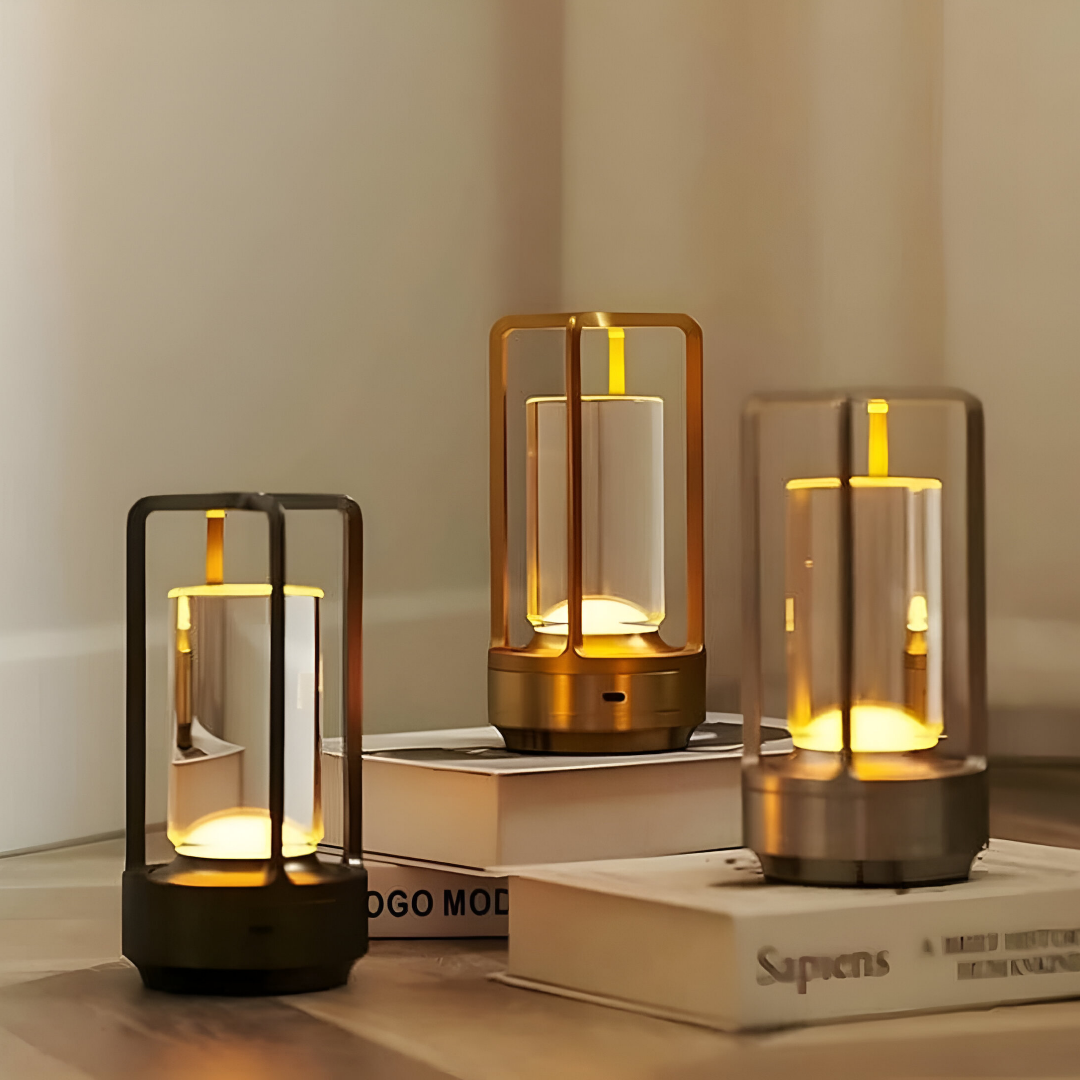 ElegantLight - Lampada da tavolo portatile e impermeabile