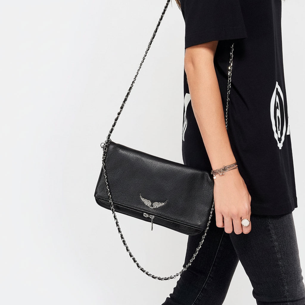 Borsa Tracolla Elegante Donna Ecopelle Compatta Crossbody