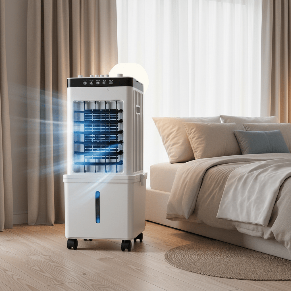 Ventilatore Estivo Condizionatore Portatile Compatto e Silenzioso