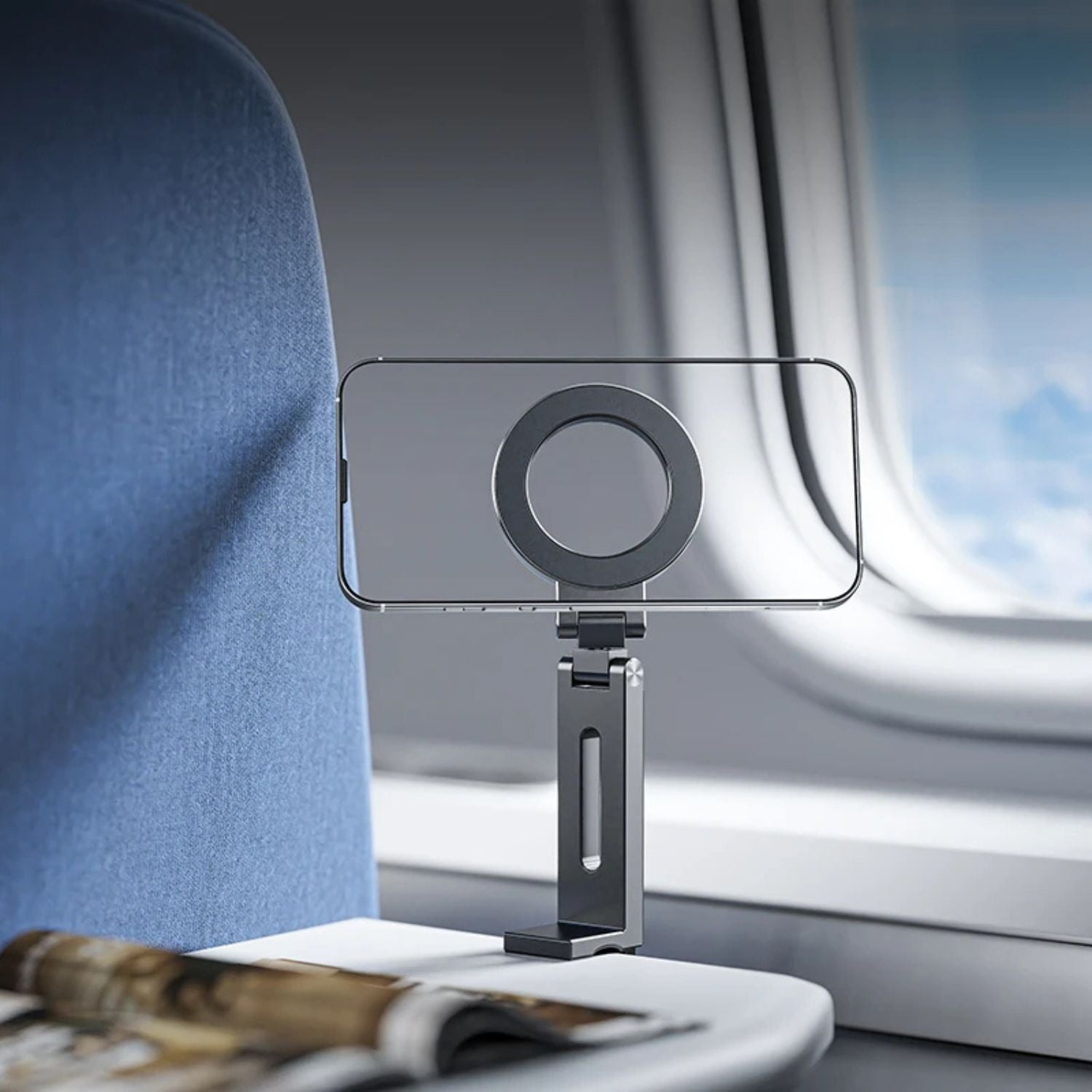 Supporto magnetico portatile per telefono da viaggio