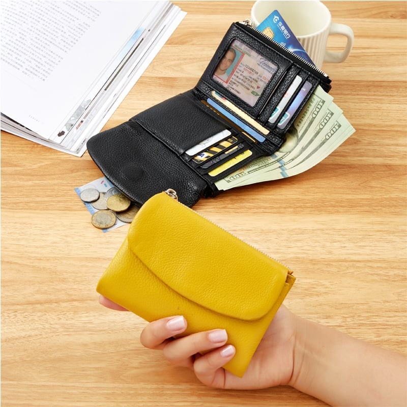 Portafoglio Donna RFID Porta Carte Monete Sottile - Image 22