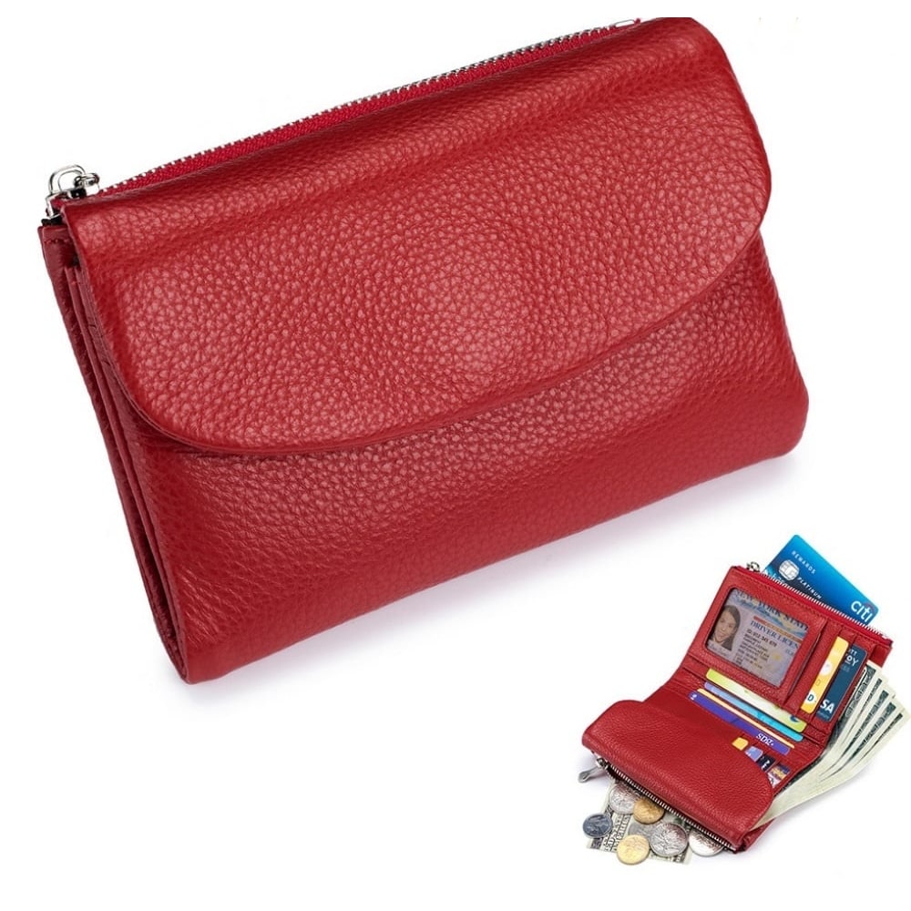 Portafoglio Donna RFID Porta Carte Monete Sottile - Image 5