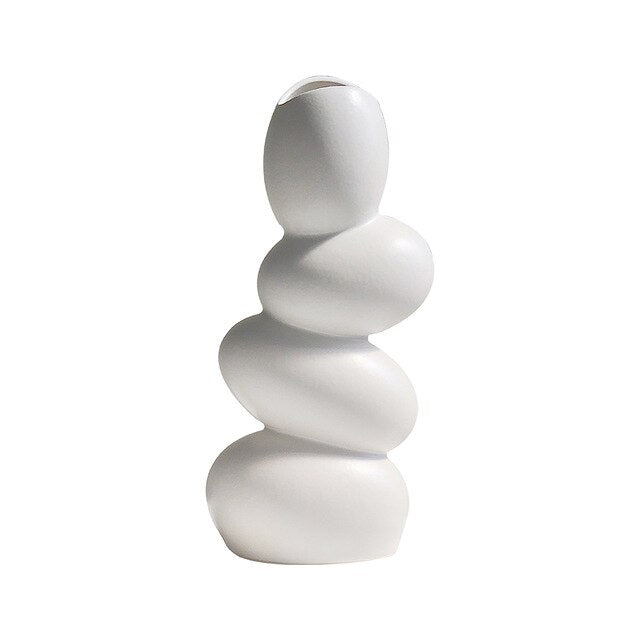 Vaso minimalista in porcellana