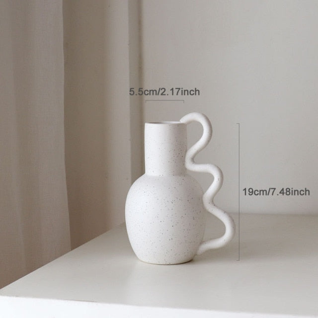 Vaso Cerâmico Elegante Aelia