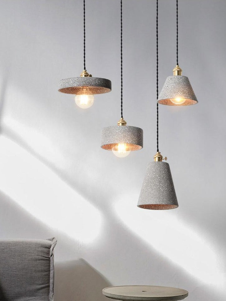 Lampade a sospensione classiche in cemento