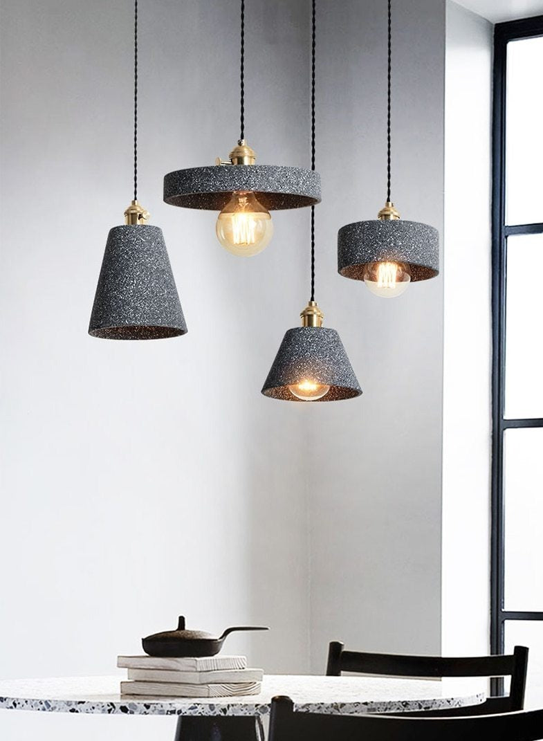 Lampade a sospensione classiche in cemento