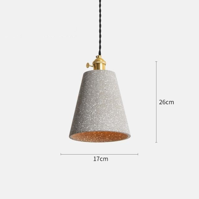Lampade a sospensione classiche in cemento