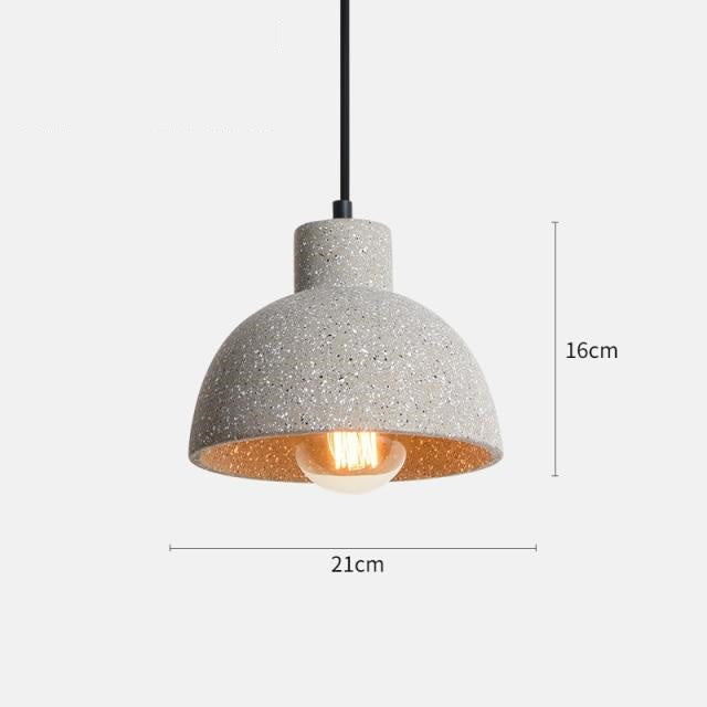 Lampade a sospensione classiche in cemento