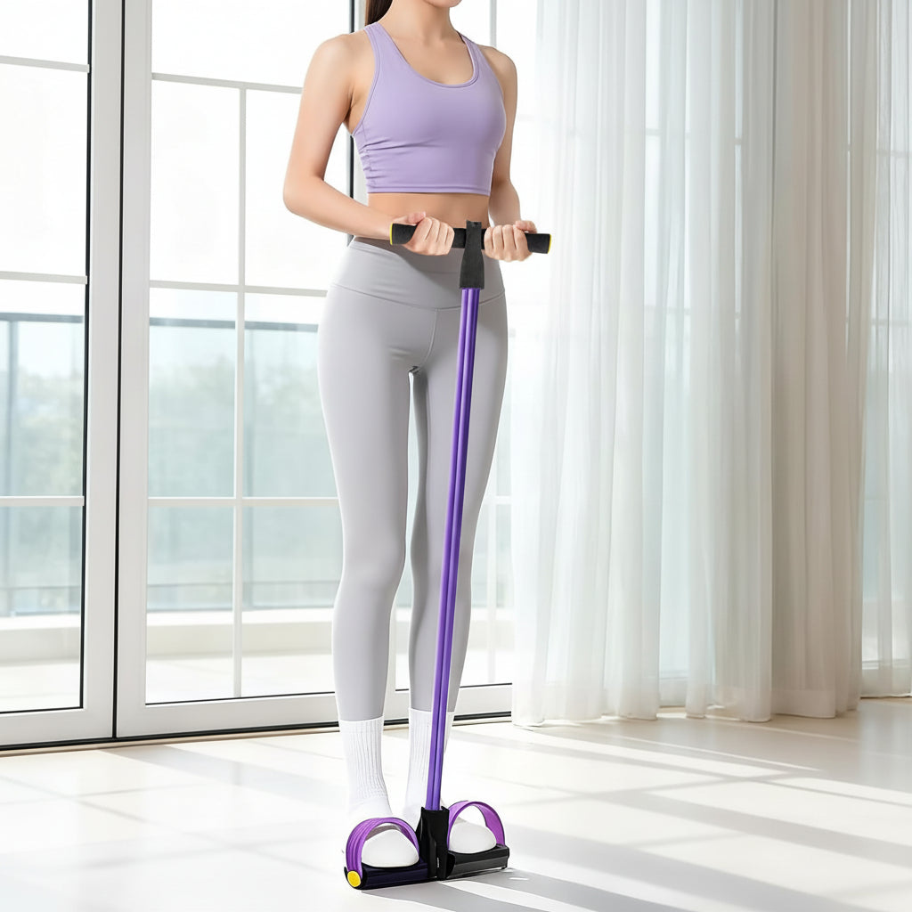 Fitness Band Resistance Pedals Full Body Training Home