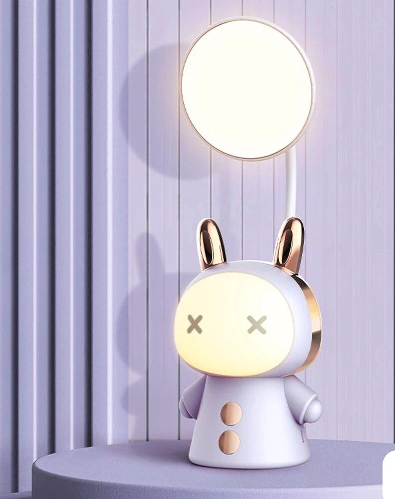 GlowKids - LED Cartoon Table Lamp for Children – Dimmable Night Light with USB Charging, Creative Design