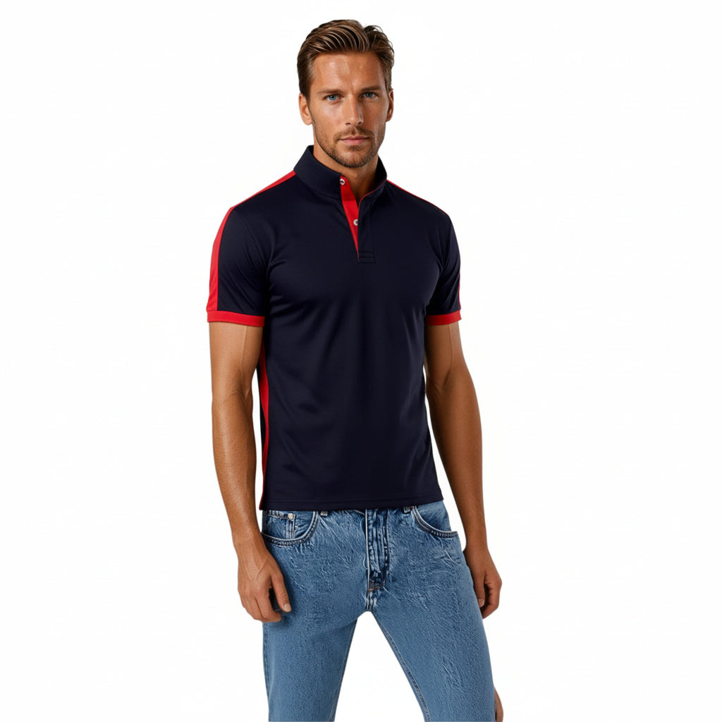 Mens Polo Shirt Classic Casual Neat Use
