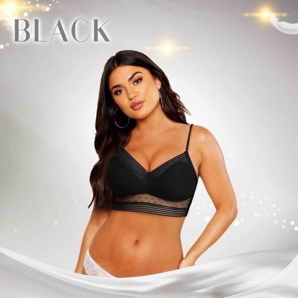 Reggiseno Donna Senza Ferretto Effetto Lifting Pizzo - Image 3