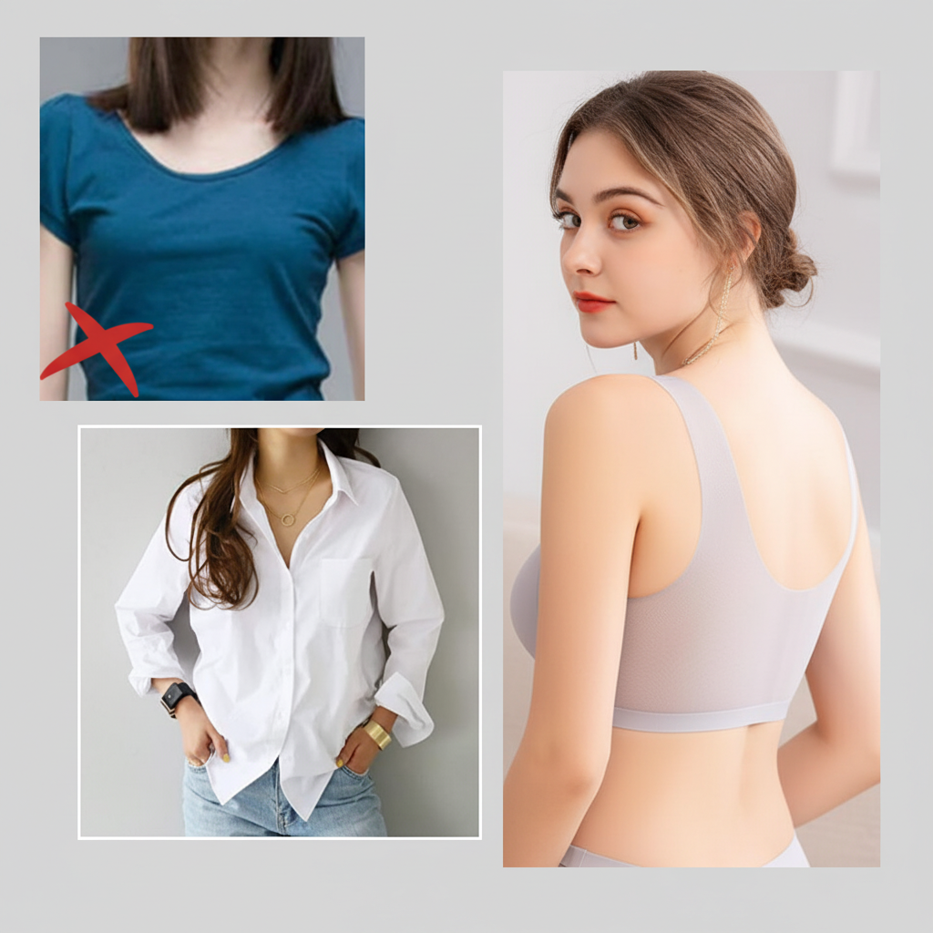 Reggiseno Senza Cuciture Comodo Scollo a V - Image 6