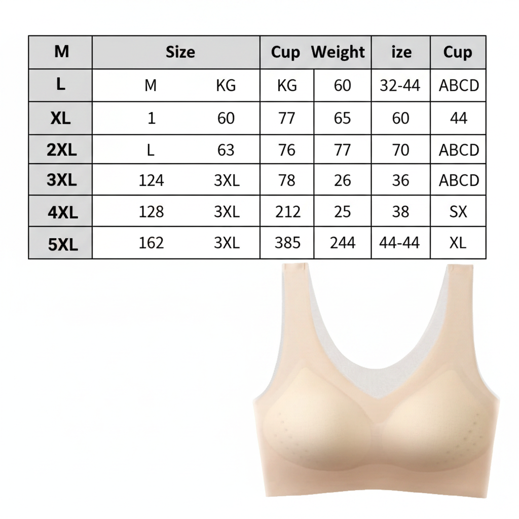 Reggiseno Senza Cuciture Comodo Scollo a V - Image 8