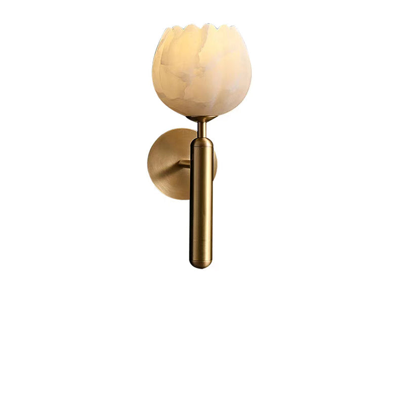 LuxeLicht - Romantic Wall Lamp with Marble Finish
