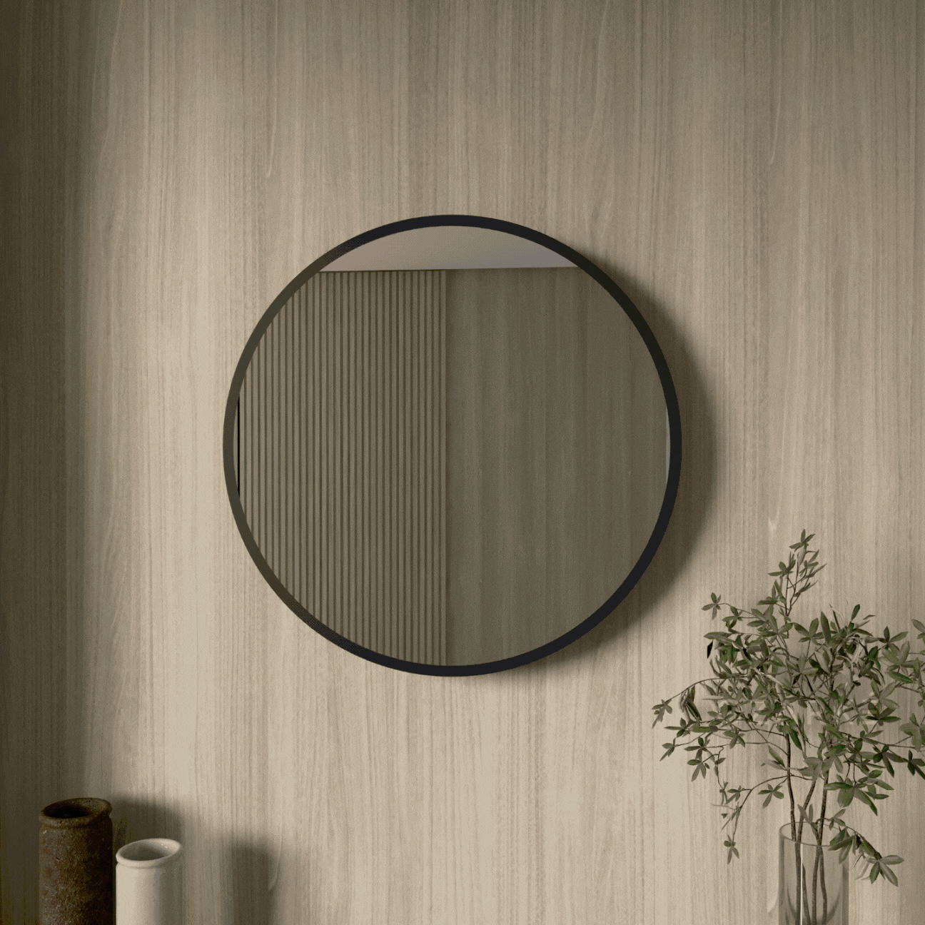 Lámpara de pared espejo infinito 3D Cirkel