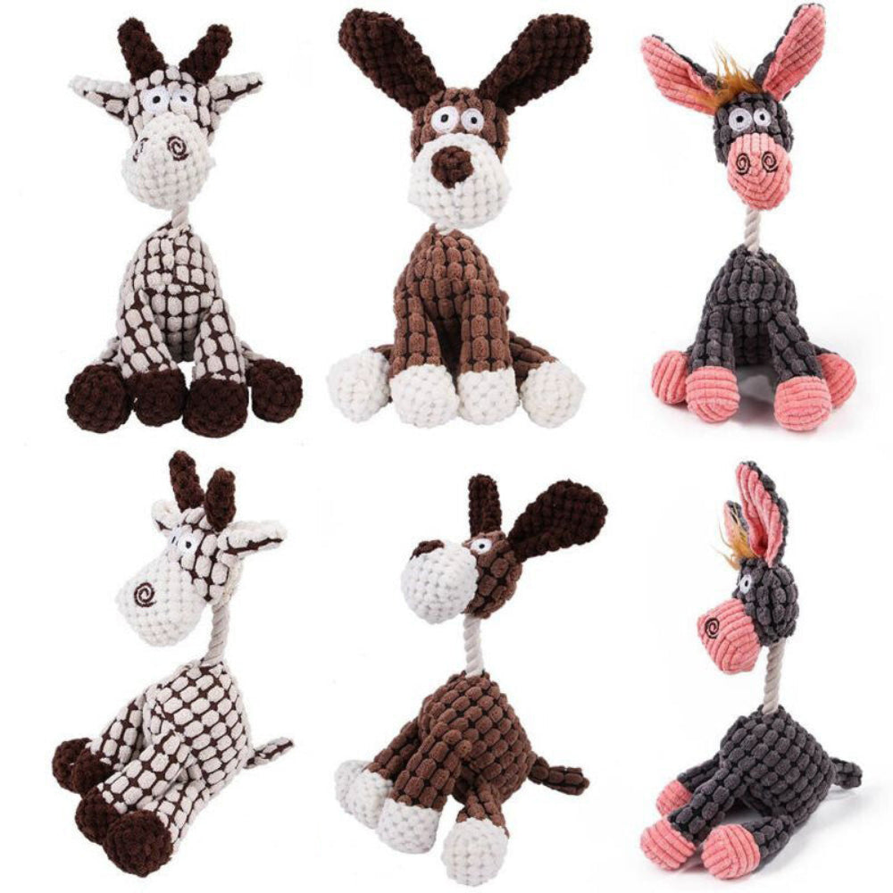 Giocattolo Cani Resistente Peluche Giocattolo Masticare Nasticatori Forti