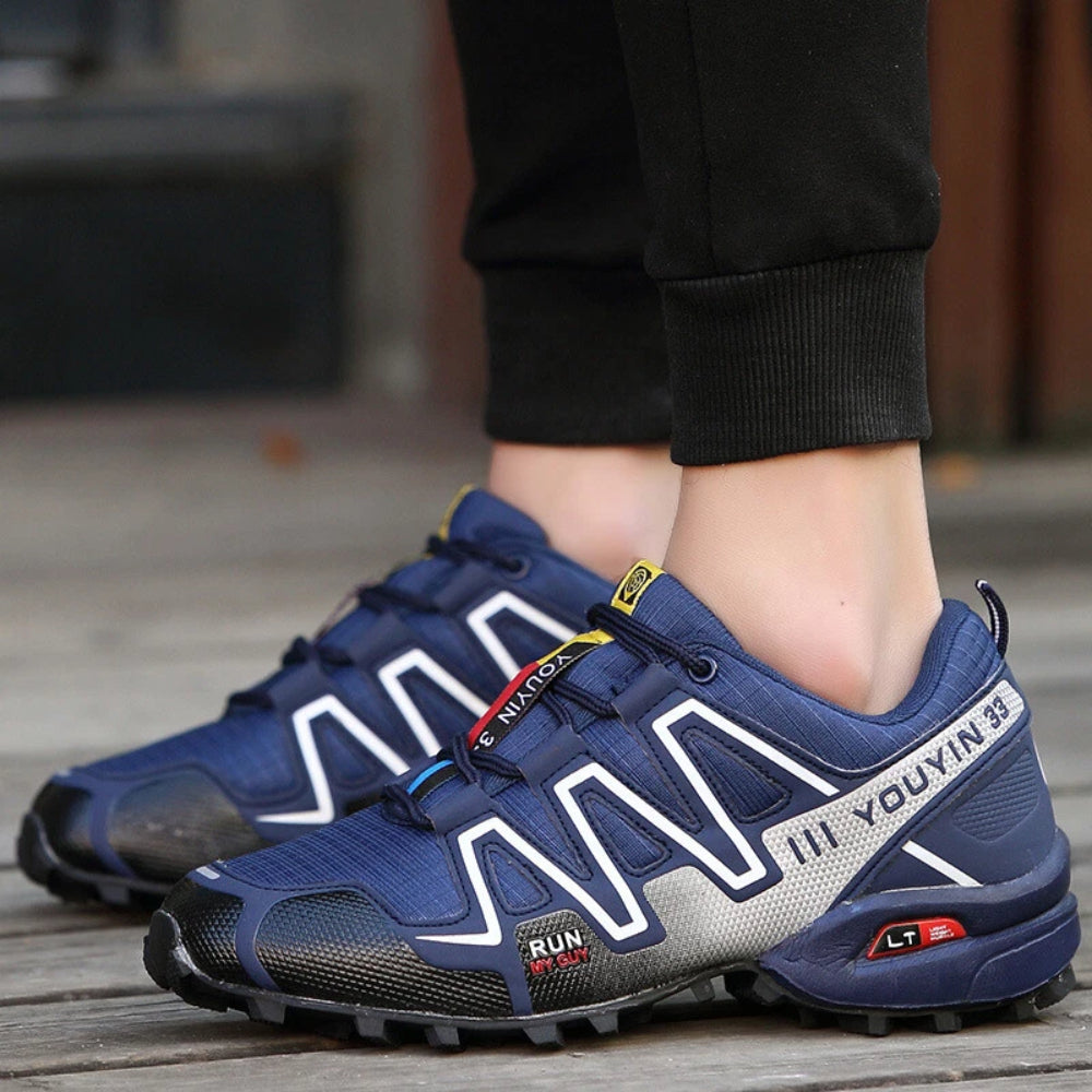 Mens Hiking Shoes Trekking Use Grip Sole