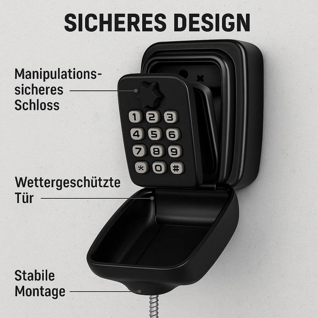 Schlüsseltresor Außen | Schlüsselsafe mit Code | SafeHaus - Image 10