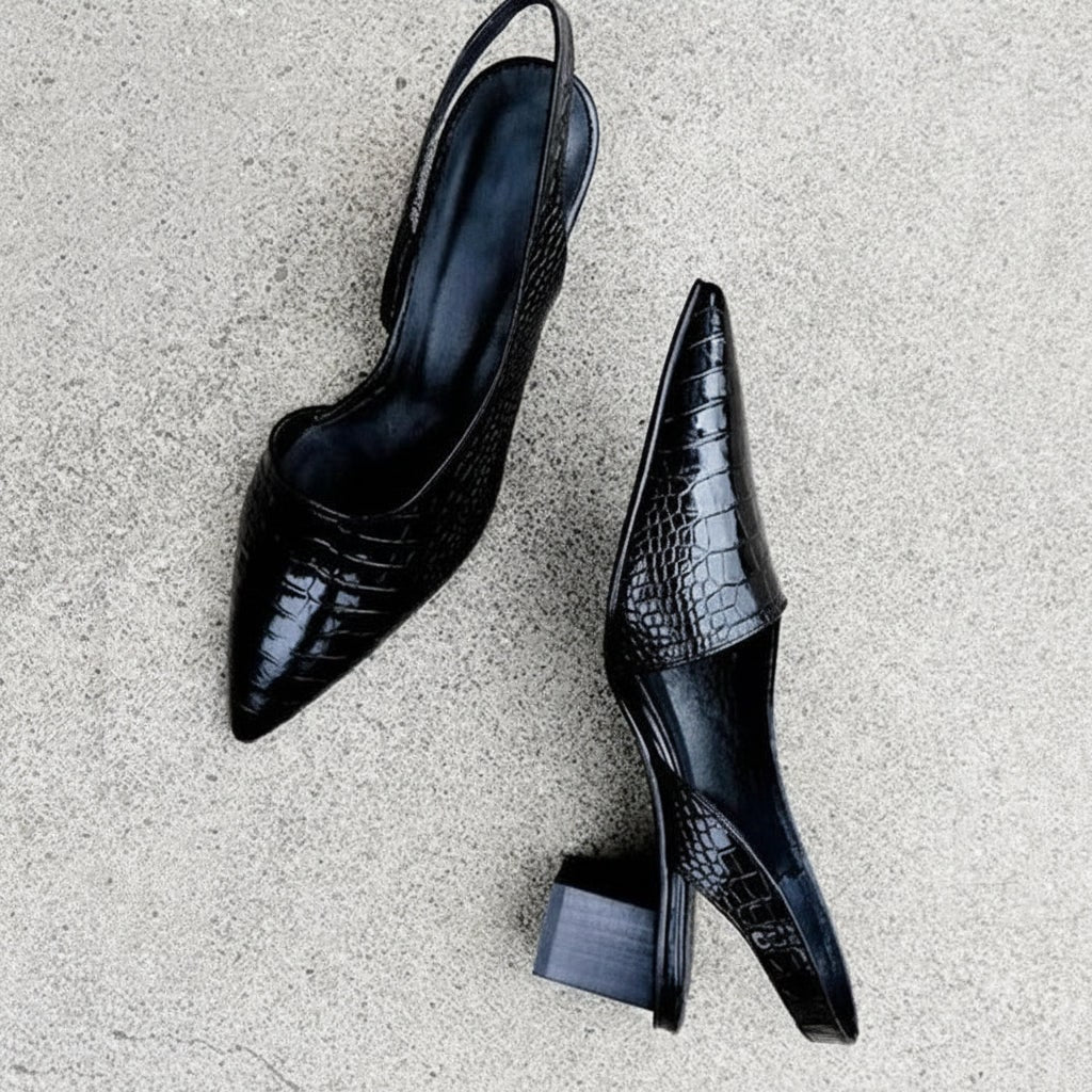 Scarpe Décolleté Tacco Slingback - Image 3