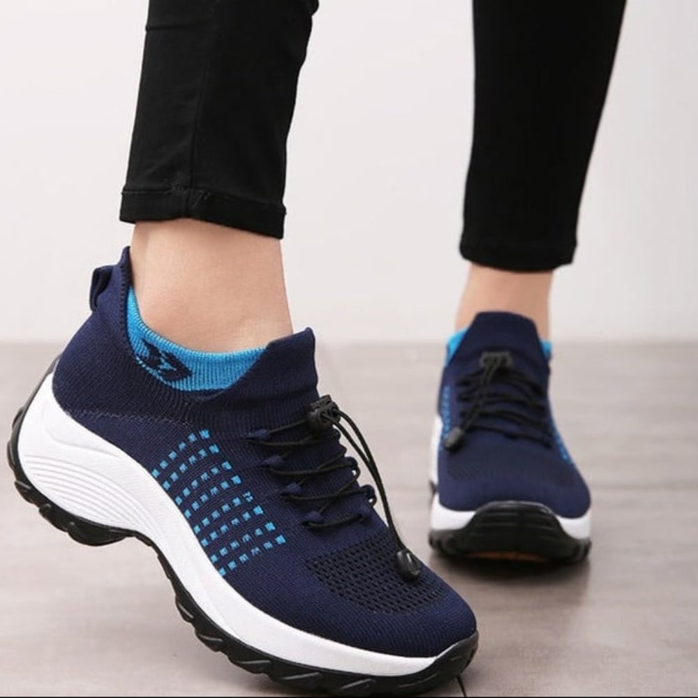 Scarpe Ortopediche Camminata Antiscivolo Traspiranti Lacci - Image 3