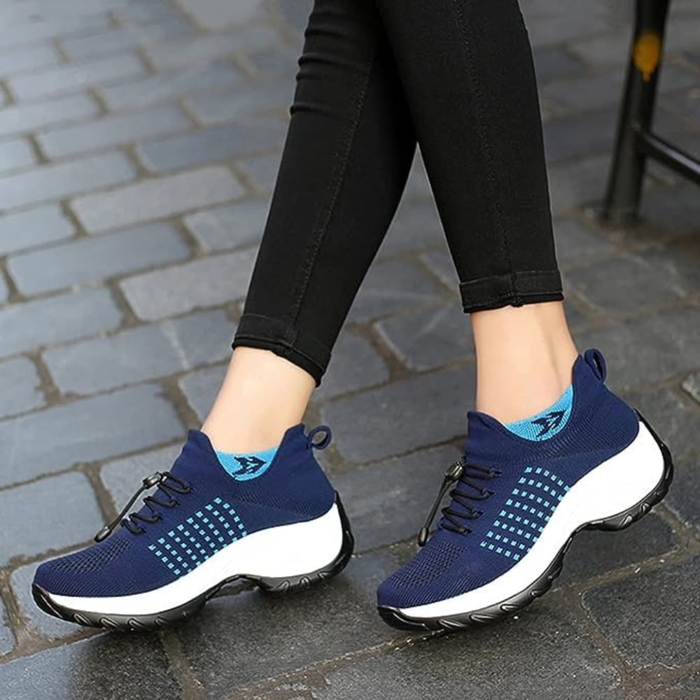 Scarpe Ortopediche Camminata Antiscivolo Traspiranti Lacci - Image 4
