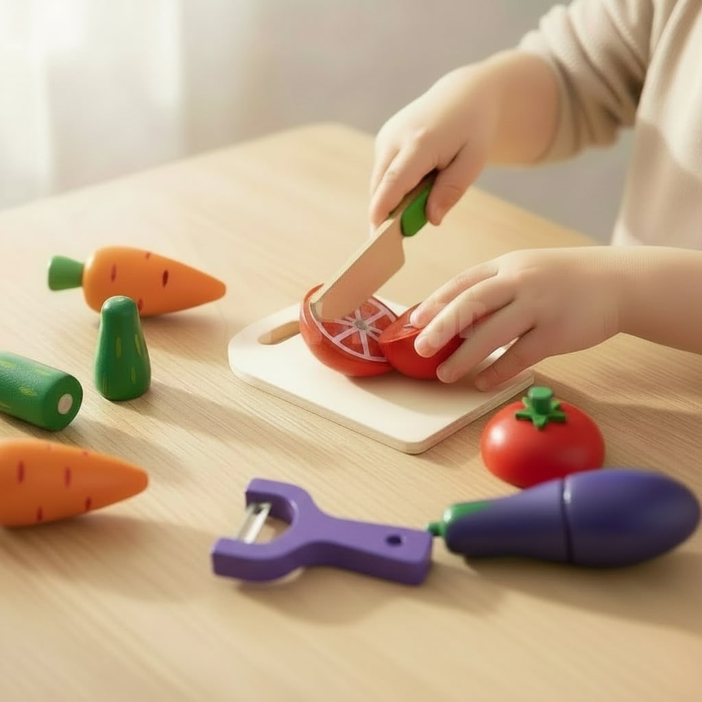 Set Cucina Giocattolo Frutta Gioco Ruolo - Image 1