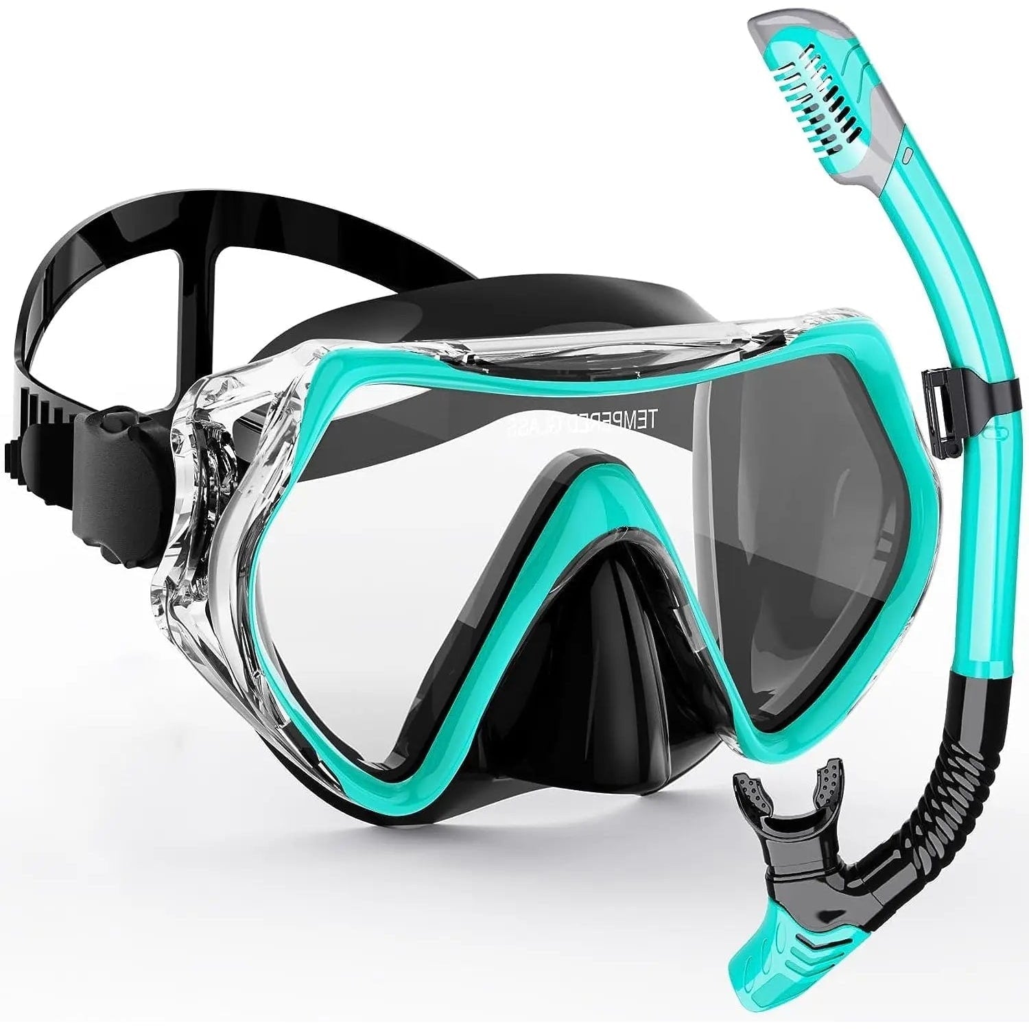 Set Maschera Snorkel Immersione Cinturino Regolabile - Image 5