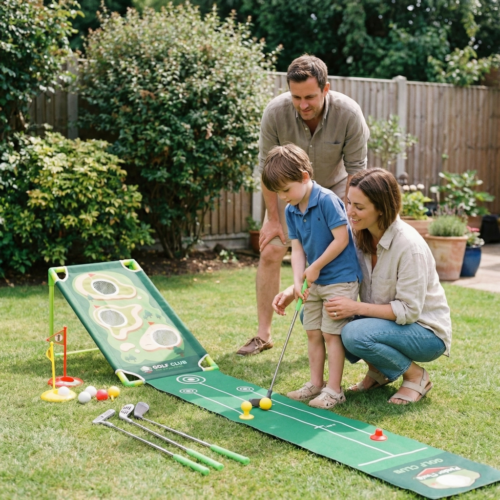 Set Mini Golf Indoor Outdoor Divertente - Image 1