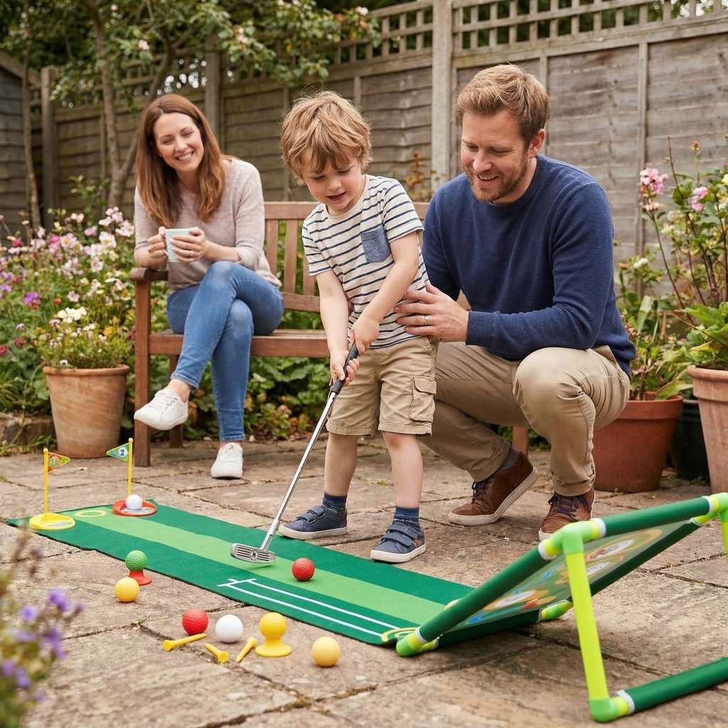 Set Mini Golf Indoor Outdoor Divertente - Image 3
