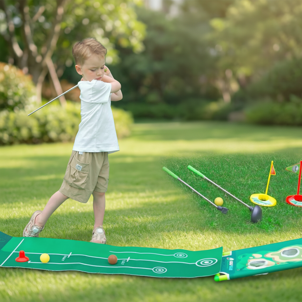 Set Mini Golf Indoor Outdoor Divertente - Image 4