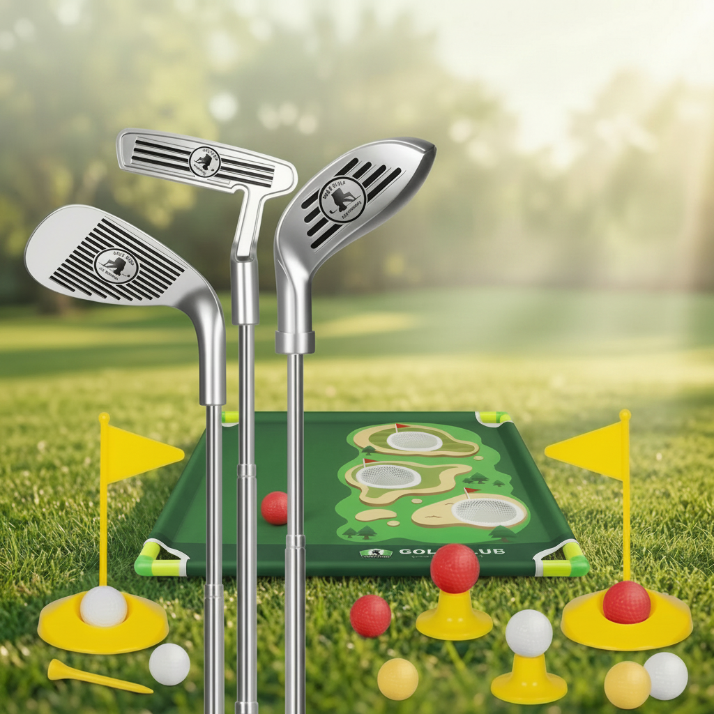 Set Mini Golf Indoor Outdoor Divertente - Image 5