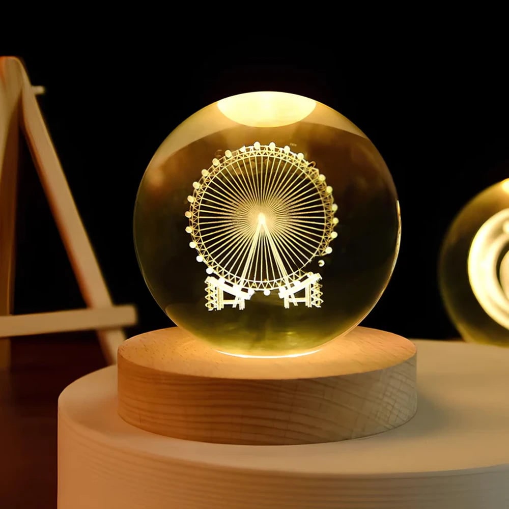 Sfera Cristallo Luminosa Decorativa Accento Casa Unico - Image 22