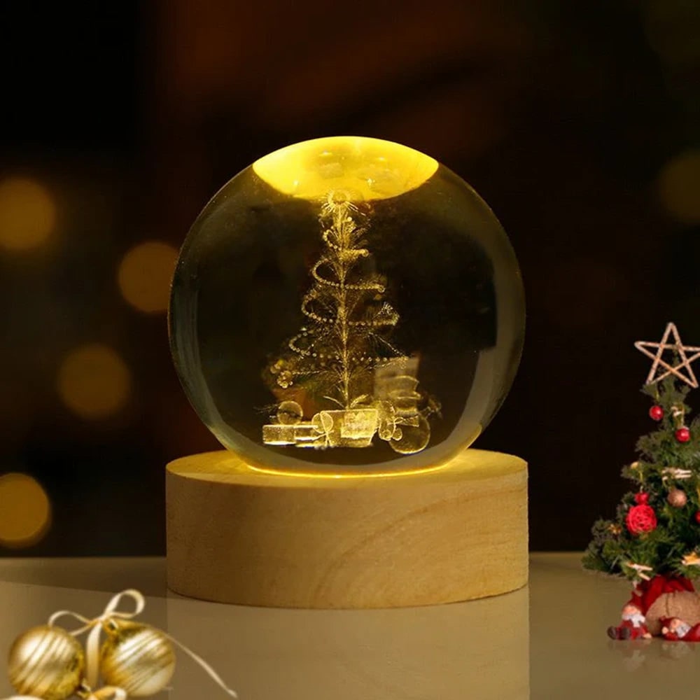 Sfera Cristallo Luminosa Decorativa Accento Casa Unico - Image 24