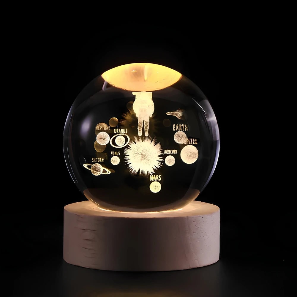 Sfera Cristallo Luminosa Decorativa Accento Casa Unico - Image 7