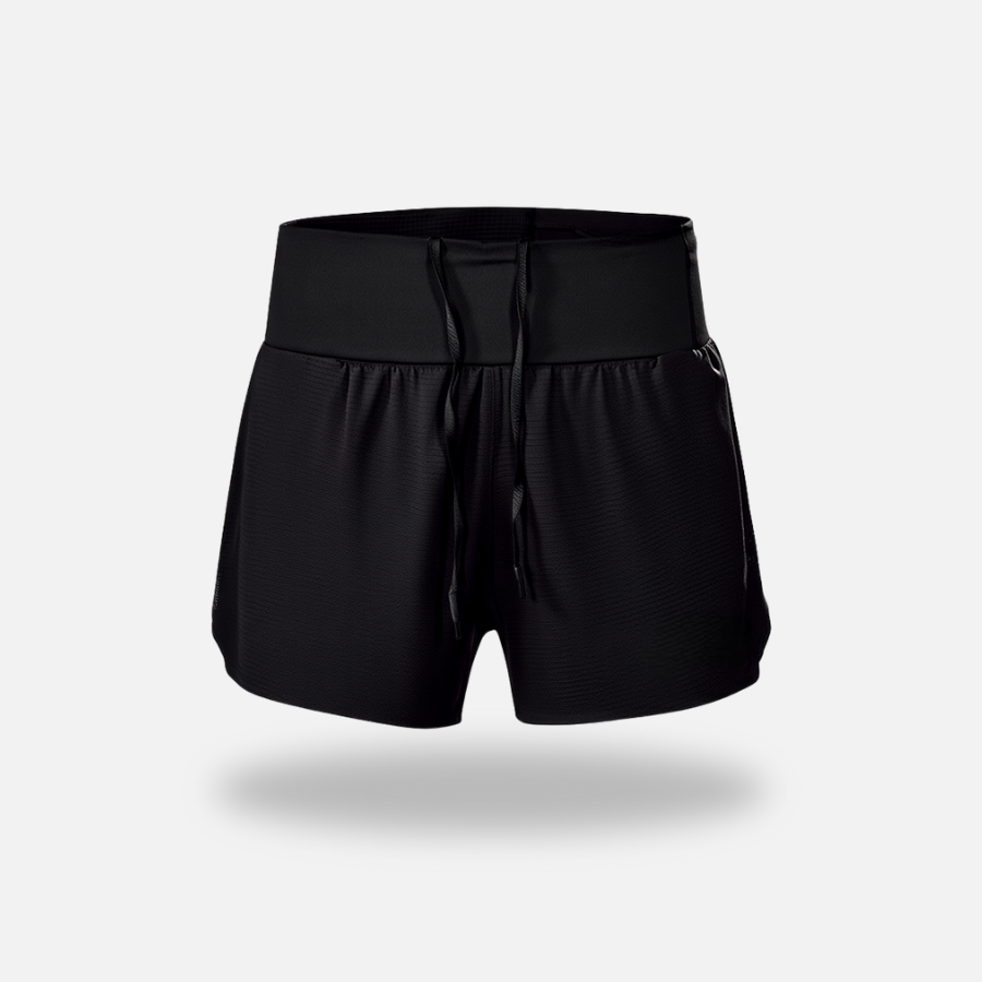 Shorts Da Corsa Running Traspiranti Con Tasca Zip Shorts Estivi - Image 3