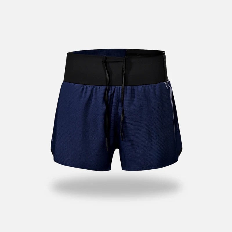 Shorts Da Corsa Running Traspiranti Con Tasca Zip Shorts Estivi - Image 4