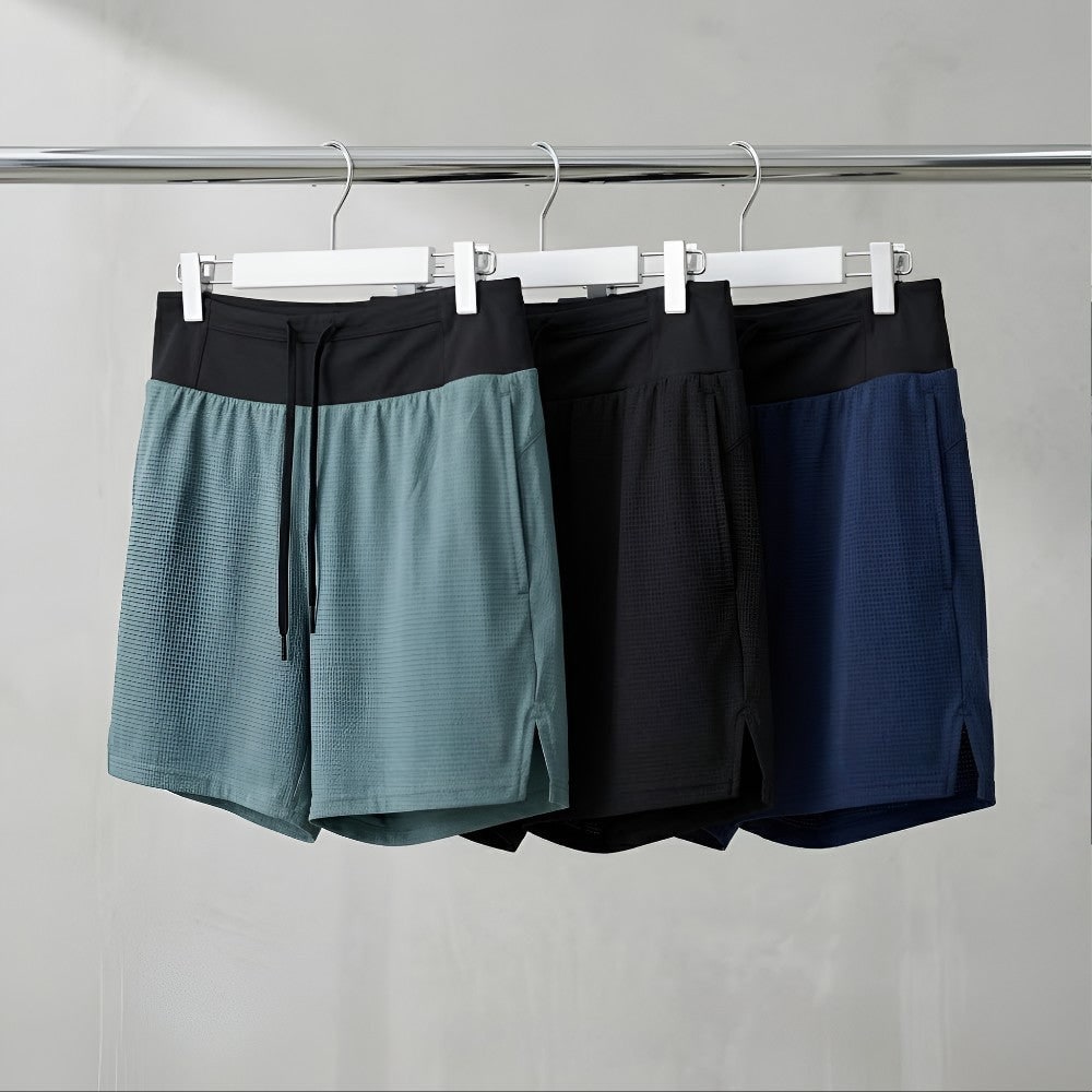 Shorts Da Corsa Running Traspiranti Con Tasca Zip Shorts Estivi - Image 6