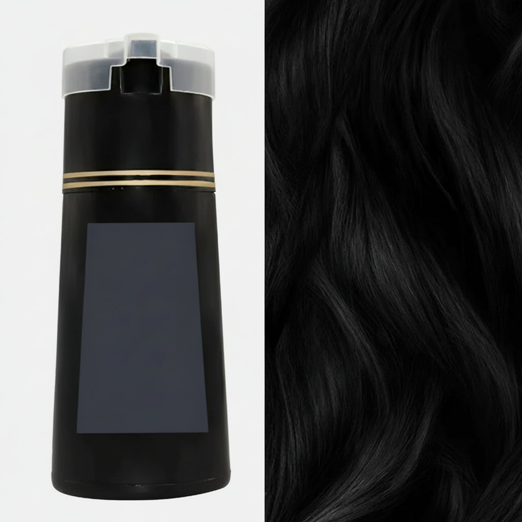 Champú colorante para cabello sin amoníaco Color natural Brillo en 10 minutos
