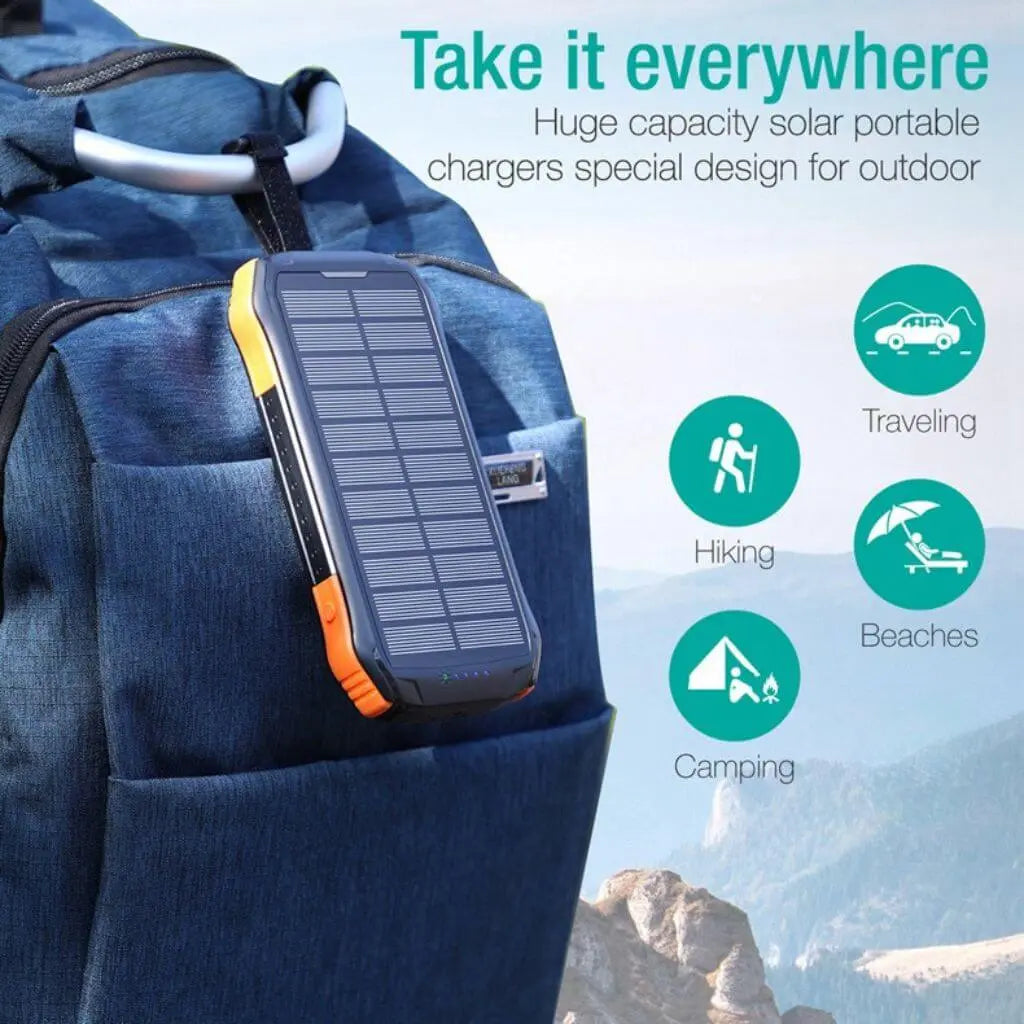 PowerBank Solare Potente – Caricatore Portatile per Avventurieri
