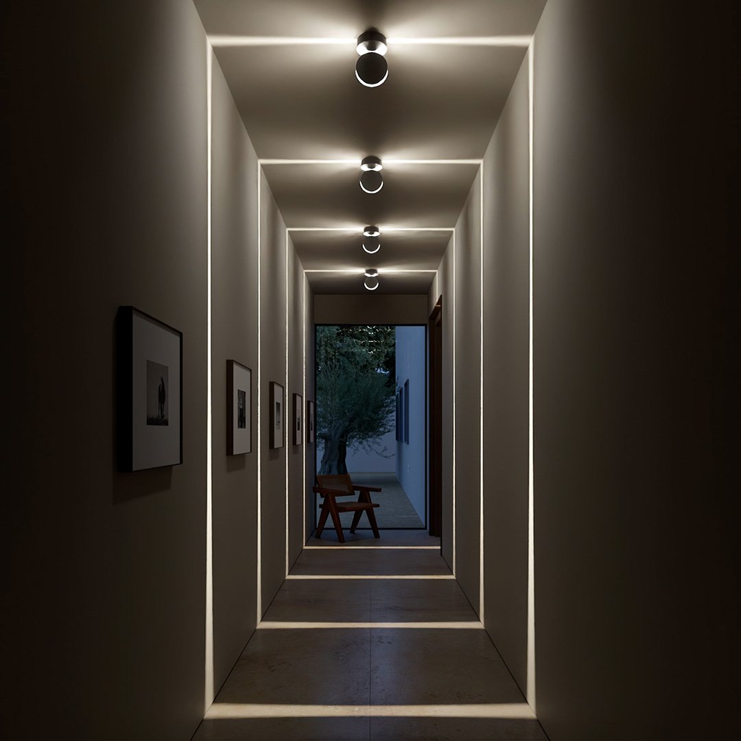 AuroraGlow - Lampada da parete a spot moderna