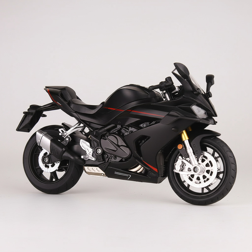 Motor Scale Model 1:12 Metal Replica Light Sound