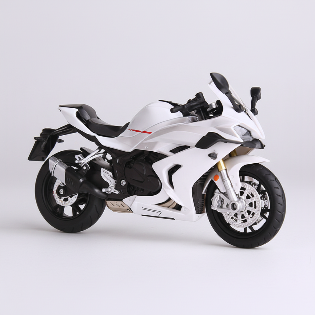 Motor Scale Model 1:12 Metal Replica Light Sound