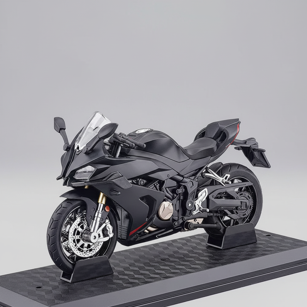 Motor Scale Model 1:12 Metal Replica Light Sound