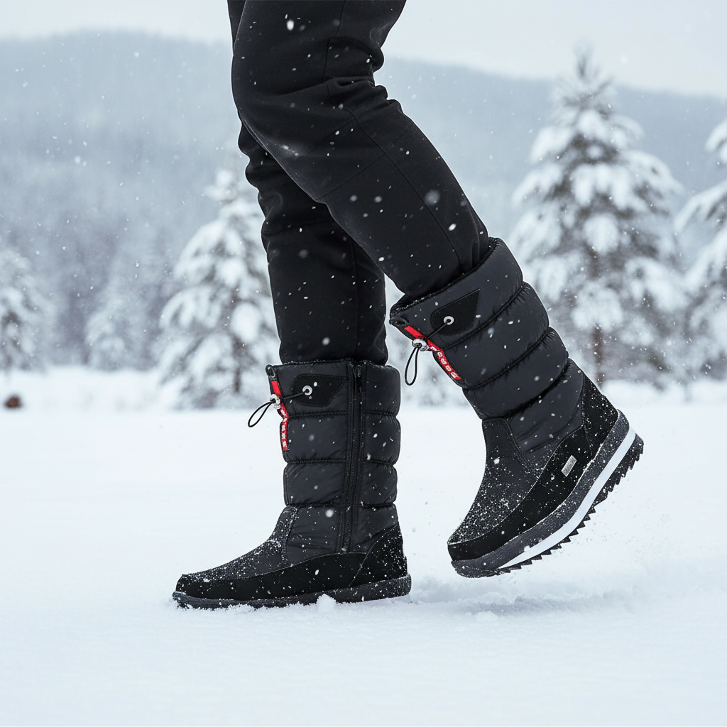 Stivali Invernali Alti Impermeabili Comodi - Image 1