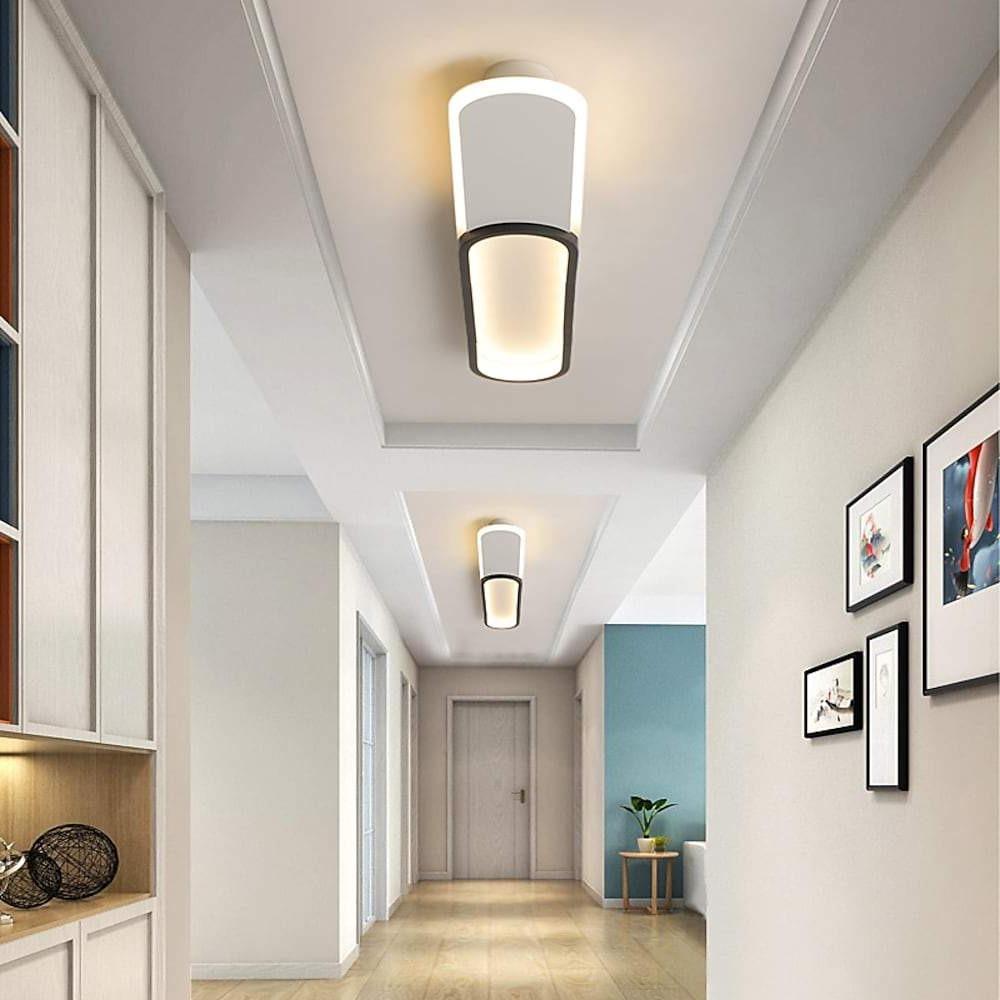 Luz de Teto Embutida Retangular 2 Minimalista LED