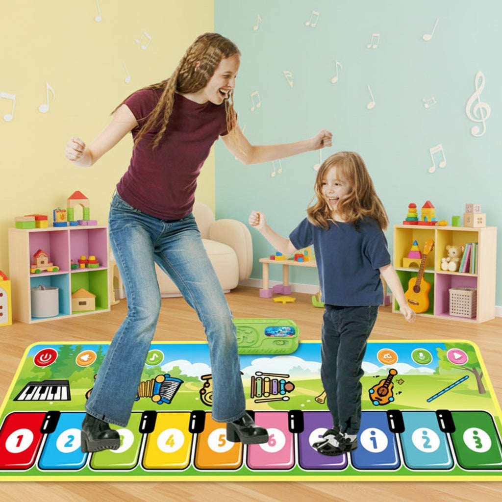 Tappeto Musicale Interattivo Giocattoli Divertenti - Image 1